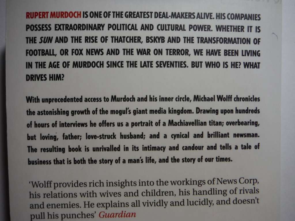 The Man Who Owns the News : Inside the Secret World of Rupert Murdoch - Paperback