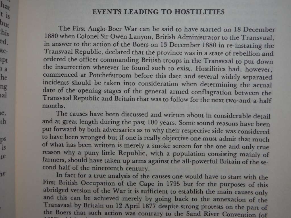 David & Goliath : The First War of Independence 1880 - 1881  - Softcover