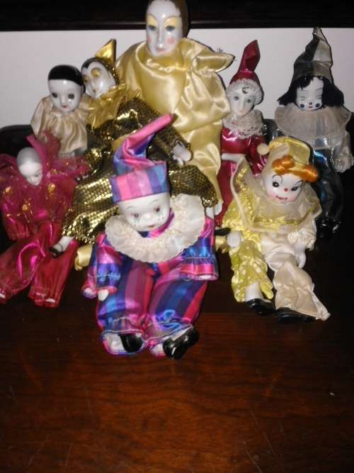 PORCELEIN CLOWNS