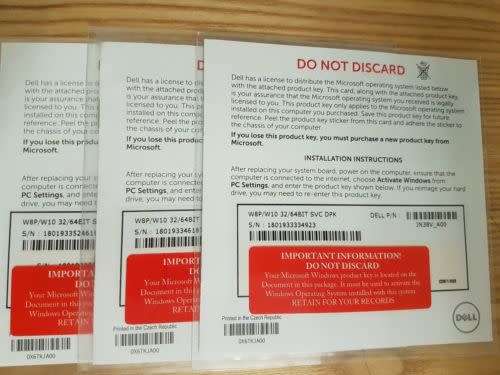 NEW SEALED WlND0WS 10-PRO-KEY. LlCENSE. (32./64bit - DeII)