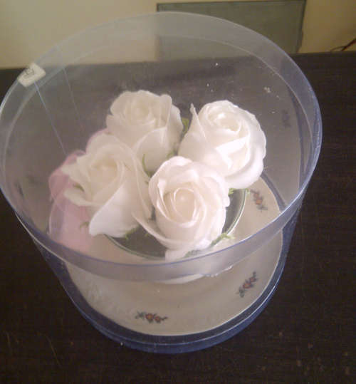 Delight Bath Essentials Soap Roses in Teacup