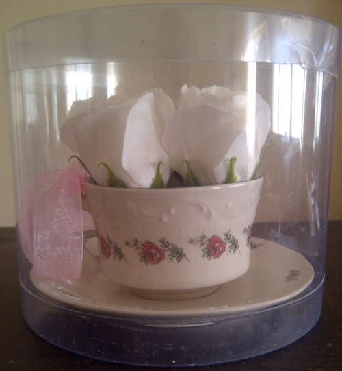 Delight Bath Essentials Soap Roses in Teacup