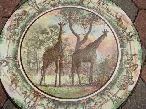 Royal Doulton South African series plate Giraffes