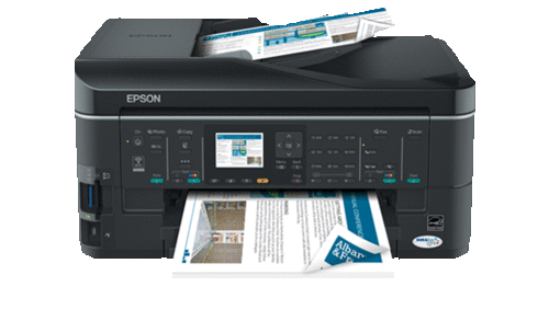EPSON All IN ONE!!! DOUBLE SIDED PRINTING!! Copy! Fax! Scan!