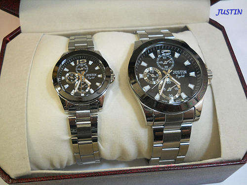 ***New Range Gents/Ladies Stainless Steel Watch Gift Set