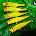 5X90MMOpen Mouth Top Water Crank Bait Fishing Lure Baits Hooks Tackle 2UK 5WY