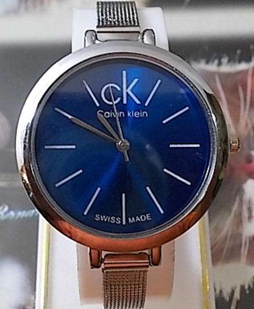 --***LADIES CK QUARTZ WATCH** S/S STRAP