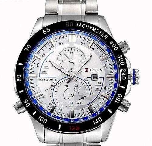 *** New  CURREN  ANALOG LUXURY  LUMINOUS DIAL  SPORT MEN STEEL WRIST WATCH