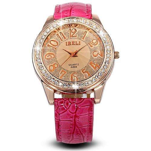 --***LADIES **FABULOUS IBELI  Womens Crystals Quartz Wrist Watch