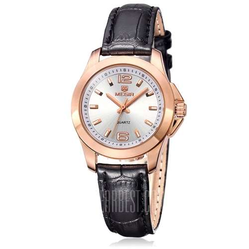 *** MEGIR (Model: 5006L ) Brand Leather Belt Luxury  Ladies Watches** Top Brand!
