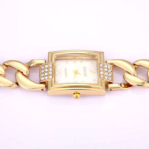 --***LADIES ** EXQUISITE FINISH ** CALDI GOLD QUARTZ DRESS WATCH**