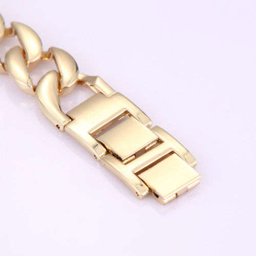 --***LADIES ** EXQUISITE FINISH ** CALDI GOLD QUARTZ DRESS WATCH**
