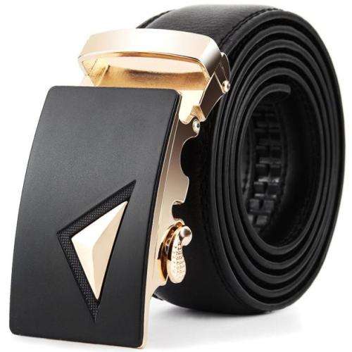 ** Men Leather Automatic Buckle  Fashion Waist Belt   *