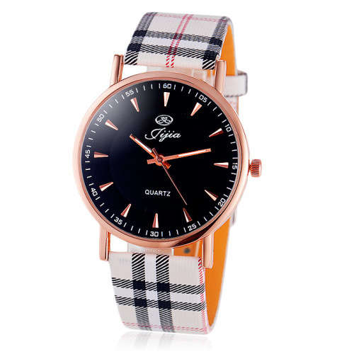 -***LADIES JIJIA BRAND **Plaid leather** BURBERRY Color** popular** Quartz watch
