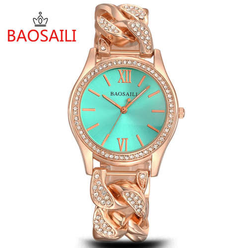 **Elegant Charming Baosaili BSL915 Diamond Quartz Bracelet Watch  *