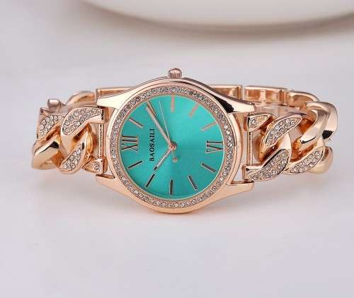 **Elegant Charming Baosaili BSL915 Diamond Quartz Bracelet Watch  *