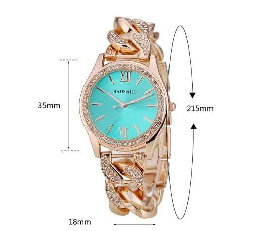 **Elegant Charming Baosaili BSL915 Diamond Quartz Bracelet Watch  *
