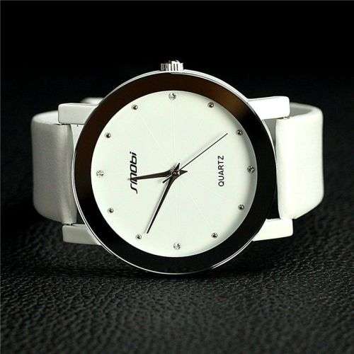 --***LADIES **WHITE  SINOBI * S981G*ANALOG DRESS WATCH- !