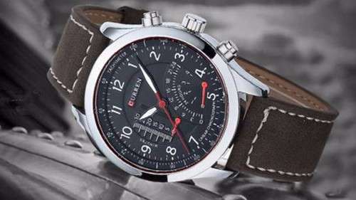 *** New  CURREN 8152 Mens  Quartz Watch  Leather Band