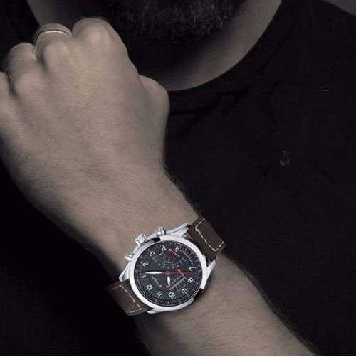 *** New  CURREN 8152 Mens  Quartz Watch  Leather Band