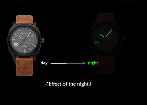 **** New BLACK DIAL  EXQUISITE CURREN 8139 POPULAR QUARTZ ANALOG LEATHER CHIC WRIST WATCH VOGUE