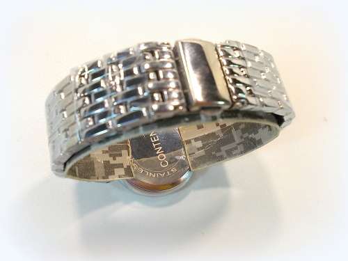 -**LADIES GENEVA  CONTENA -**2 TONE ROSE GOLD/SILVER** LUXURY QUALITY DRESS WATCH