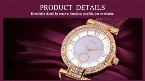 -- * **ELEGANT WHITE UNIQUE SINOBI 8192 SWAROVSKI CRYSTALS*ANALOG DRESS WATCH