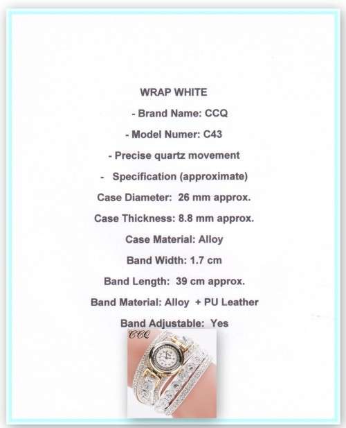 --*****WRIST WRAP***LADIES FULL BLING STUNNING MULTI LAYER STRAP QUARTZ WATCH**BLACK