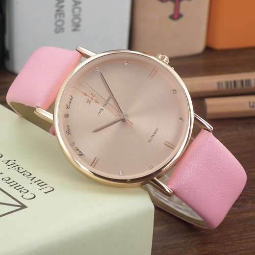 --$49- Womens Nick Cabana Brand** BEAUTIFUL UNIQUE* Elixer Rose** Gold Dial Pink Leather  Belt.*