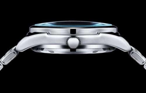 *** TOP QUALITY -MEN WWOOR ALL STEEL DRESS WATCH-ALL SILVER **