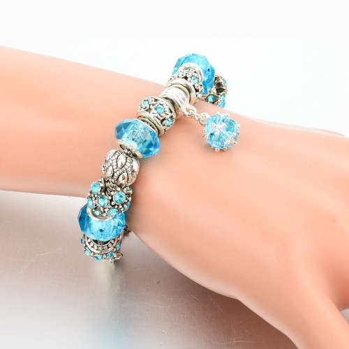 -***LONGWAY**2016 Fashion Jewelry Bracelets & Bangles **BLUE Austrian Crystals *