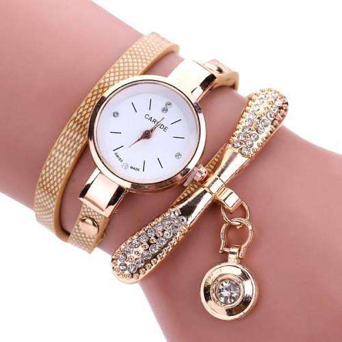 --*****WRIST WRAP***  LADIES  SMALL QUARTZ WATCH**