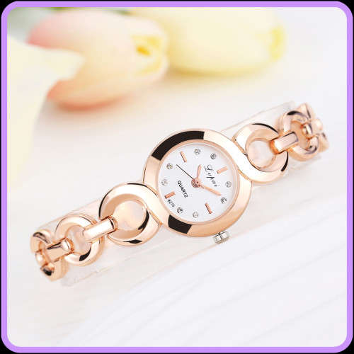--***LADIES **ELEGANT,BEAUTIFUL and FEMININE** GOLD QUARTZ WATCH**