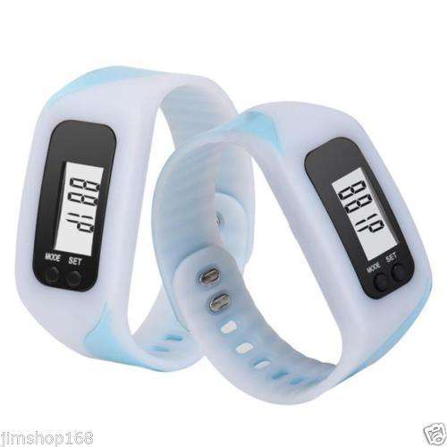 ***Digital LCD Pedometer Run Step Walking Distance Calorie Counter Watch Bracelet