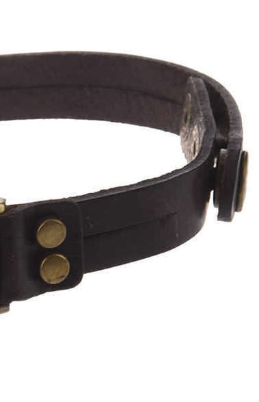 --*****WRIST WRAP***LADIES BLACK ** BIG DIAL BRONZED ANTIQUED WRAP WATCH*