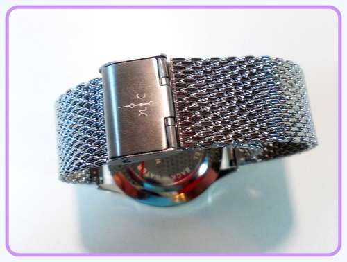 $49--***Womens Big Dial Nick Cabana Brand**Exclusive** White Dial Silver Stainless Steel Belt.**