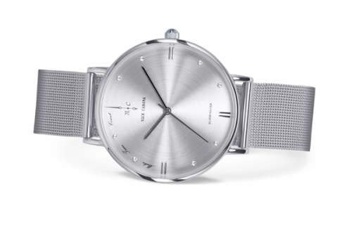 $49--***Womens Big Dial Nick Cabana Brand**Exclusive** White Dial Silver Stainless Steel Belt.**