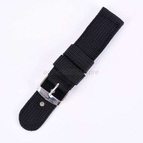 *LADIES/MEN LUXURY ANALOG DRESS WATCH* GLOSSY BLACK PU LEATHER STRAP*+ EXTRA CANVAS STRAP*