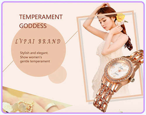 --***LADIES **ELEGANT,BEAUTIFUL and FEMININE** GOLD QUARTZ WATCH**