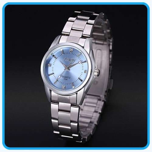 *NARY~ All Steel*  New Fashion women's Rhinestone Quality Dress Watch**