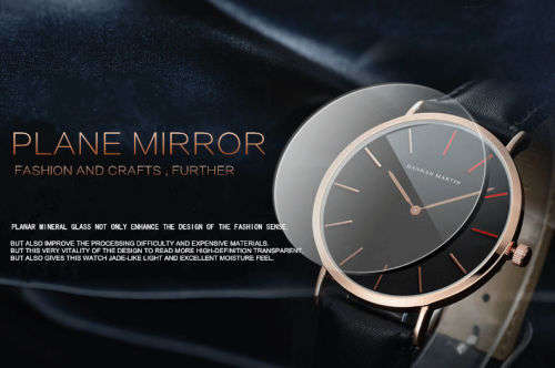 **Big Dial Modern Fashion comFortable**HM**BRAND  unisex watch-Leather Strap ***