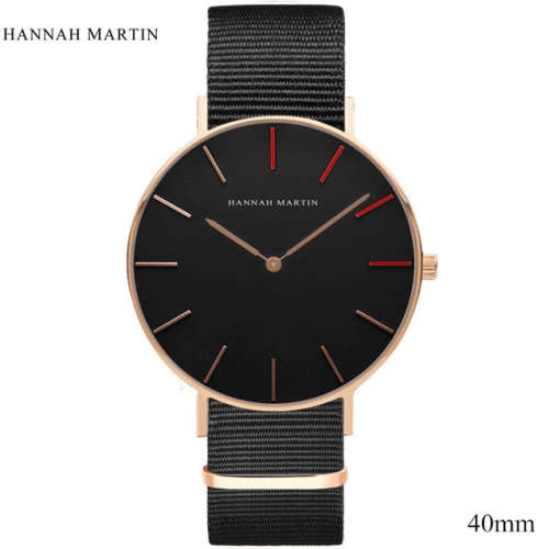 **Big Dial Modern Fashion comFortable**HM**BRAND  unisex watch-Canvas Strap ***