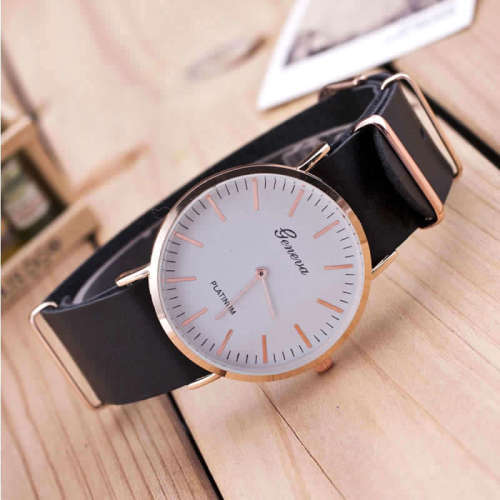 Geneva**Big Dial Modern Fashion comFortable unisex watch ***