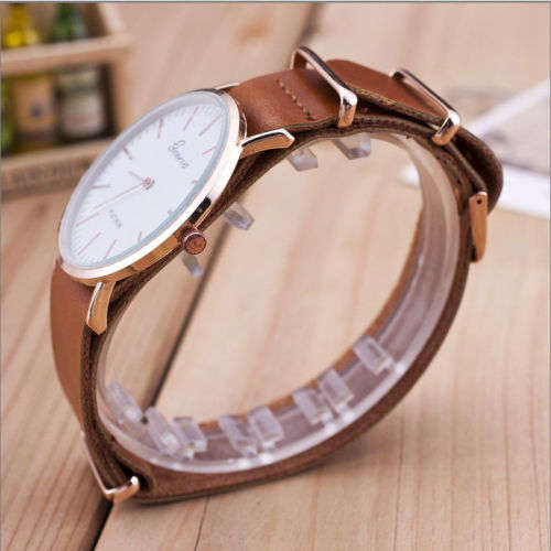 Geneva**Big Dial Modern Fashion comFortable unisex watch ***