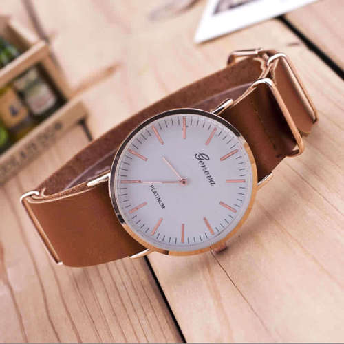 Geneva**Big Dial Modern Fashion comFortable unisex watch ***