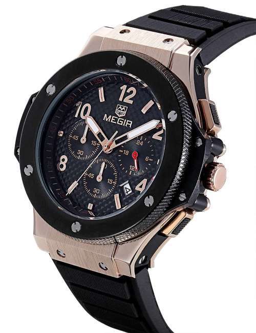 ***  Megir Brand Chronograph Business Mens Watch ** 6 Hands**