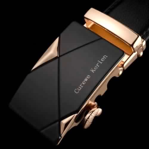 ** Men **Curewe Kerien** leather collection  automatic Buckle  Fashion Waist Belt   *