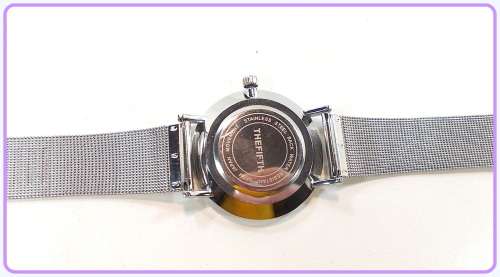 --  2017 -   Quality Ladies/Men Ultra Thin Silver Casual Quartz Watch_ stainless steel Mesh strap