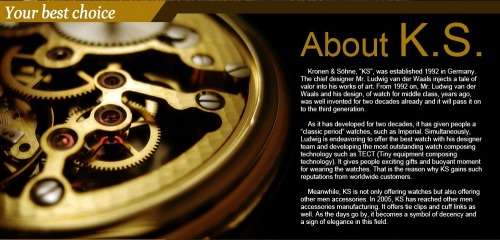 *** KS Men's Classic Date Day White Automatic Mechanical Gold Case Sport Wrist Watch *