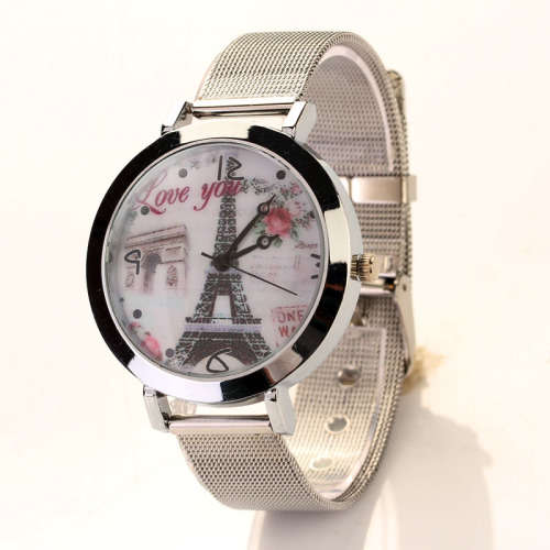 --***Womens Beautiful ~ LOVE~" ARC DE TRIOMPHE " Eiffel Tower Classic Quartz Wrist Watch !!